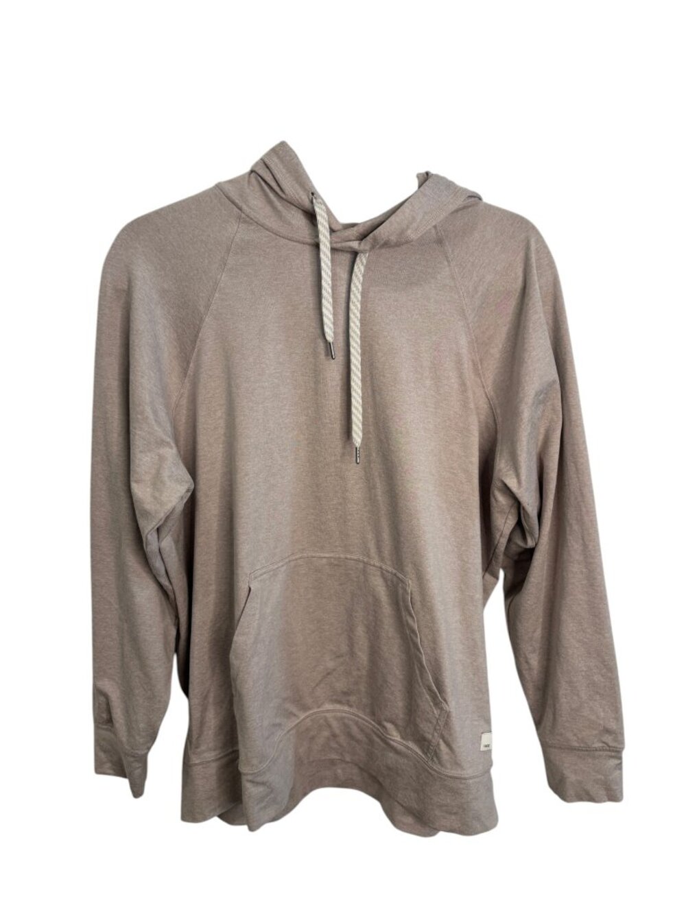 Vuori Halo Oversized Hoodie Oyster Heather Size XS - Picture 2 of 5